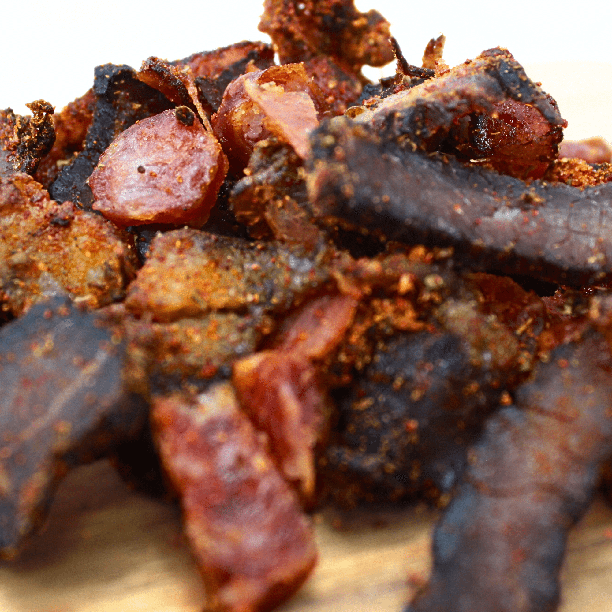 Bold babelaas chilli mix from Djs biltong South africa Close up