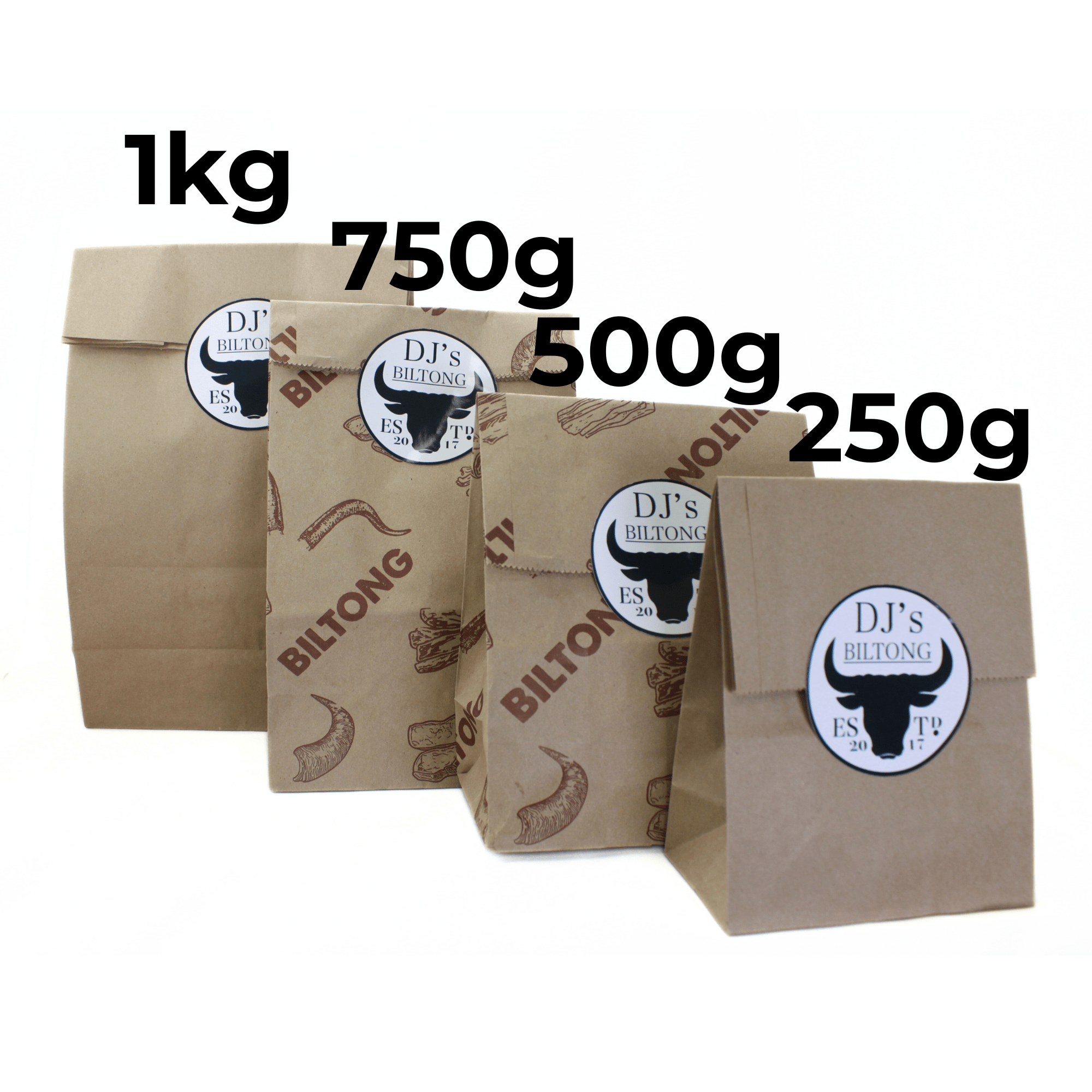 Bold Babelaas chilli mix biltong from Dj's biltong South Africa sizes