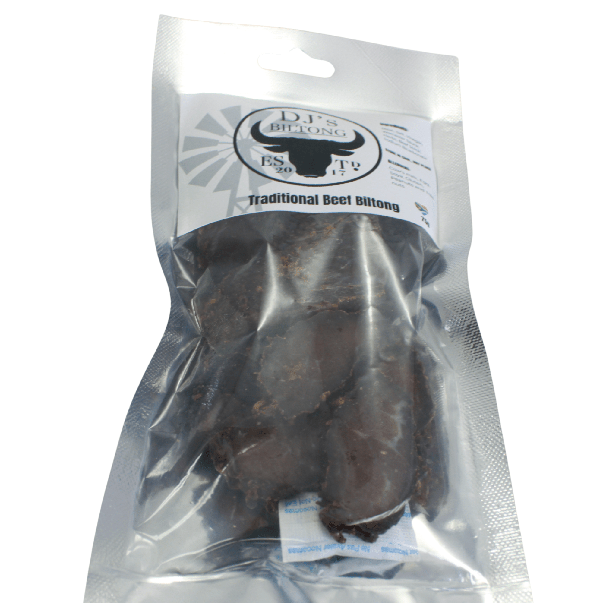 Traditional beef biltong snack pack from DJ’s Biltong snack box
